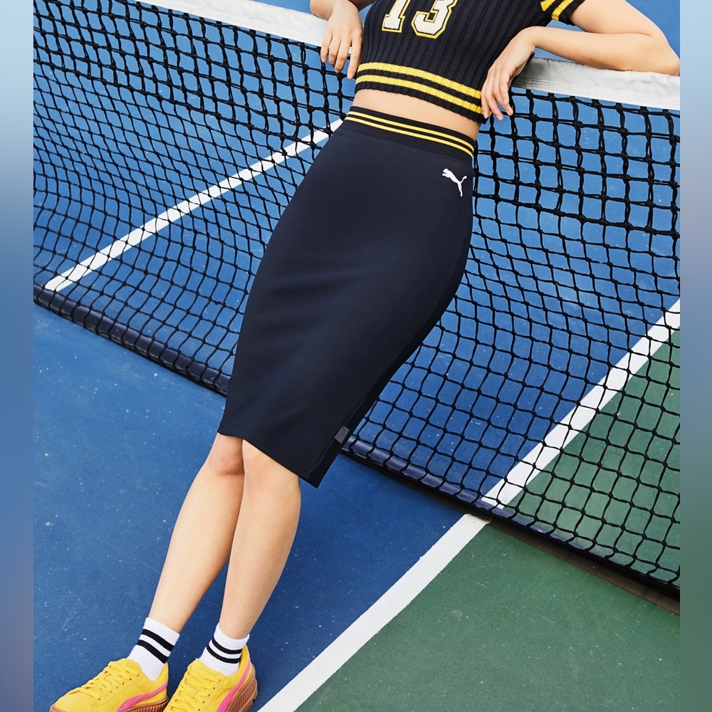 NWT Fenty Puma by Rihanna Varsity Pencil Skirt